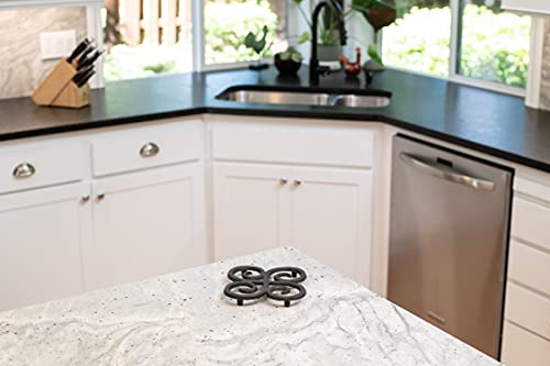 Gasaré TRIVET - INFINITY CIRCLES - CAST IRON Cast Iron Trivet, Metal Trivet thumb #5