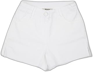 PANÇO girls Kids Buttoned Shorts Shorts (pack of 1)