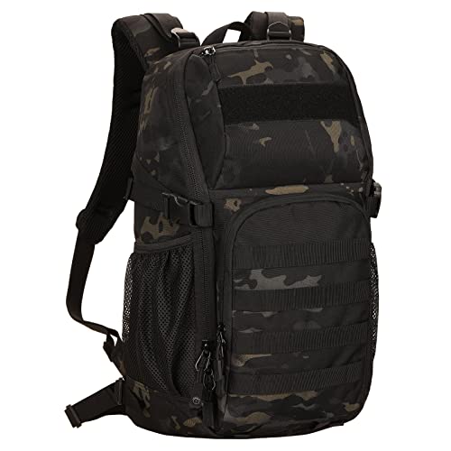 HUNTVP 25L Backpack Tactical Rucksack Military Molle Backpacks Mens Travel Ruck Sacks Adult Men