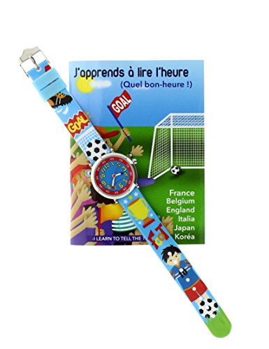 Montre garçon pour l'école et le sport modèle Goal bleu