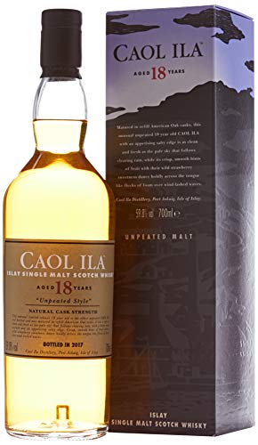 Caol Ila 18 ans Unpeated Single Malt Whisky 2017 0.7 L