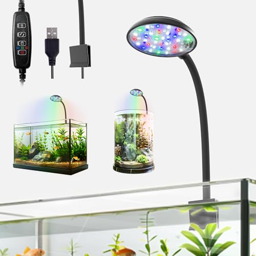 水槽ライト小型 HimaDana led34個 7W小型水槽照明