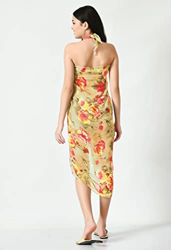Image of MIRCHI FASHION Western Summer Beachwear Swimsuit Coverup Sarong for Women