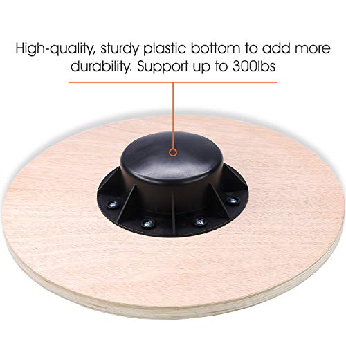 Yes4All L6CJ Wooden Wobble Balance Board thumb #3