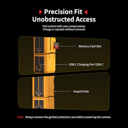 SMALLRIG Silicone Case Kit for DJI Osmo Pocket 3 (Basic) (BumbleBee Edition) 5114 — view 5