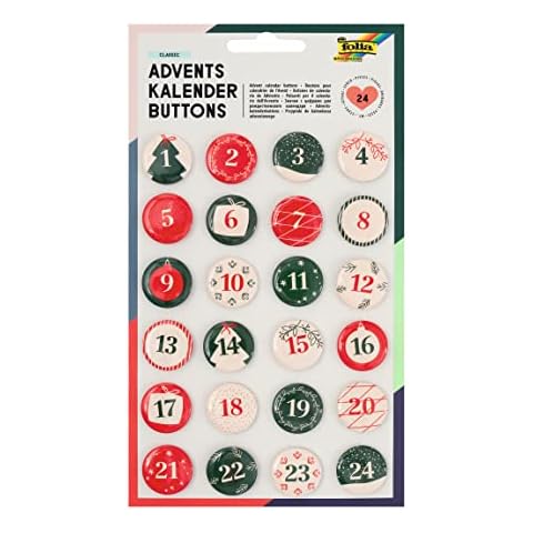 Boutons de Calendrier de l'Avent Folia 1209 Cover