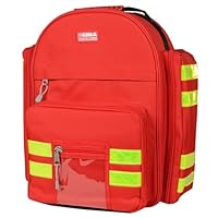 GiMa logic-2 Rucksack, 40 cm l x 25 cm B x 47 cm H, rot, Notfall, Trauma, Rescue, medical, Erste Hilfe, Krankenschwester, Paramedic Multi Pocket Tasche