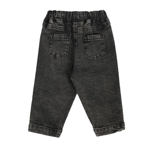 Image of miniklub Baby Woven Cotton Denim Pant (Blue Color)