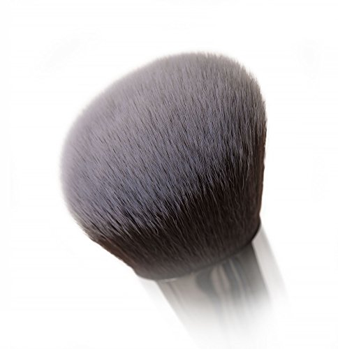 Nanshy Angled Blush Brush - Kabuki Bronzer Brush & Contour Brush For Powder & Cream Face Makeup Application & Blending - Fluffy Highlighter Brush - Vegan & Cruelty-Free - Black #TOP1