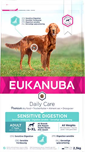 Eukanuba Chien Adulte Daily Care Digestion Sensible Pour Toutes Les Races Poulet 2,5kg