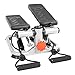 Sunny Health & Fitness Advanced Mini Home Steppers, Total Body Workout Stair Machine with Resistance Bands - SF-S0978