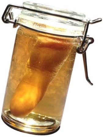 Amazon 小指 ホルマリン漬け風 置物b 密閉瓶タイプ ホラーグッズ 置物 オブジェ オンライン通販