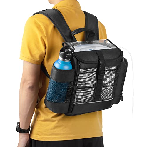 CURMIO Portable Oxygen Concentrator Backpack Compatible with Inogen One, Oxygo, Caire Units, SimplyGo Mini, POC Travel Bag