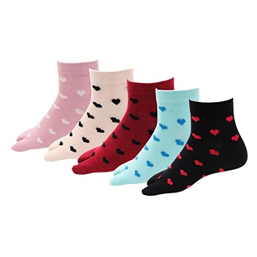 RC. ROYAL CLASS Multicolored Ankle Cotton Thumb socks For Women's (pack of 5 pairs)