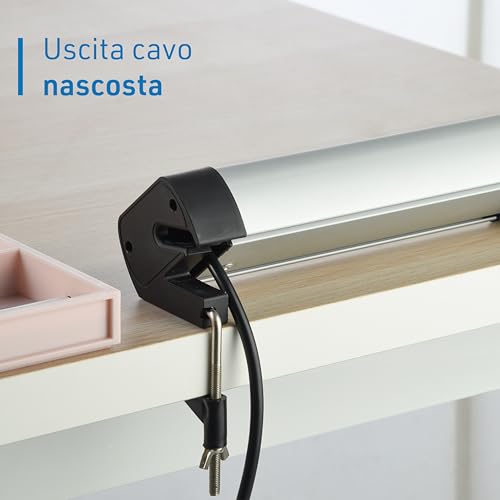 Multipresa Scrivania 2Prese Universali+3 USB(2A+1C) Pd 20W 2M Nera - 6