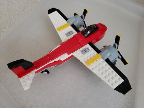 Image of 3-in-1 Aircraft Building Block Toy Set | 241+ PCS DIY Plane, Fighter Jet & Vortex Hovercraft | STEM Architect Series Technic Construction Kit for Kids