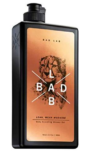 BADLABLean Mean Machine Body Sculpting Shower Gel 400ml-provides Cooling Physical Relief, and Effectively Helps Tone and Firm Skin.