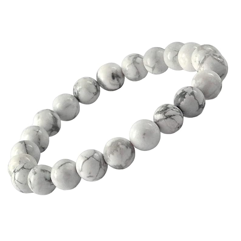 See full amazon price history chart for JABRESHWAR CRYSTAL White Howlite Crystal Bead Bracelet 8mm, Genuine White Howlite Gemstone Bracelet, Calming Stone, Gift for Men & Women JABRESHWAR CRYSTAL White Howlite Crystal Bead Bracelet 8mm, Genuine White Howlite Gemstone Bracelet, Calming Stone, Gift for Men & Women (B0B4VY1ZGV) Amazon Price History, Amazon Price Tracker
