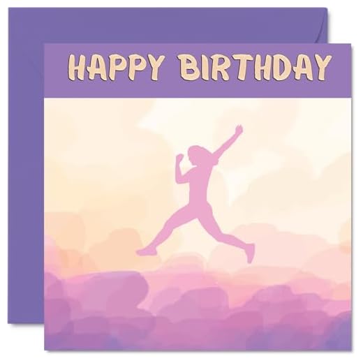 Tarjetas de cumpleaños deportivas para mujeres y niñas, Parkour Girls in Sport, tarjeta de cumpleaños de Parkour para amiga, hermana, hija, sobrina, compañera de equipo, tarjetas de felicitación de