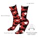 BGPTWLQMX Switzerland Flag Air Cushioned Running Socks Breathable Round Neck Socks