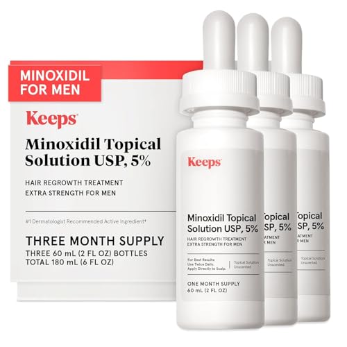 Keeps Extra Strength Minoxidil for Men - 5% Minoxidil Hair