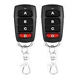 Fernbedienung Garagentor 433.92MHz, 2 Stück Klonen Universal Garagentoröffner...