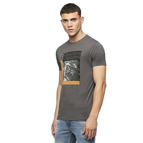 Image of Pepe Jeans Men T-Shirt|Cotton|Slim Fit