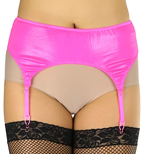 Image of ToBeInStyle Women's Wet Look Garterbelt