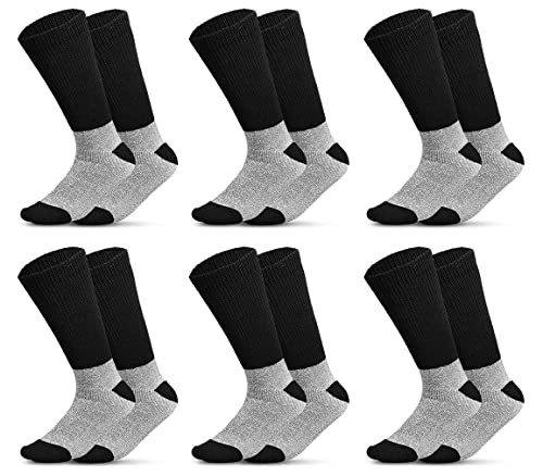 6 Pairs Thermal Diabetic Socks Unisex