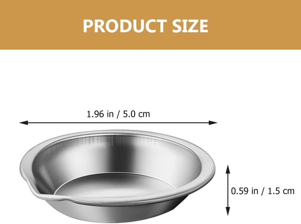 18Pcs Stainless Steel Paint Mixing Trays with Spout for Easy Pouring, Reusable Watercolor Palettes for Artists and Makeup Mixing