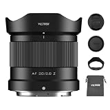 VILTROX AF 20mm F2.8 Air Objectif pour Monture Nikon Z, Objectif Grand Angle autofocus Plein Format AF 20/2.8 Compatible avec Les appareils Photo Nikon Z5 Z30 Z50 Zfc Z6II Z6III Z8 Z9