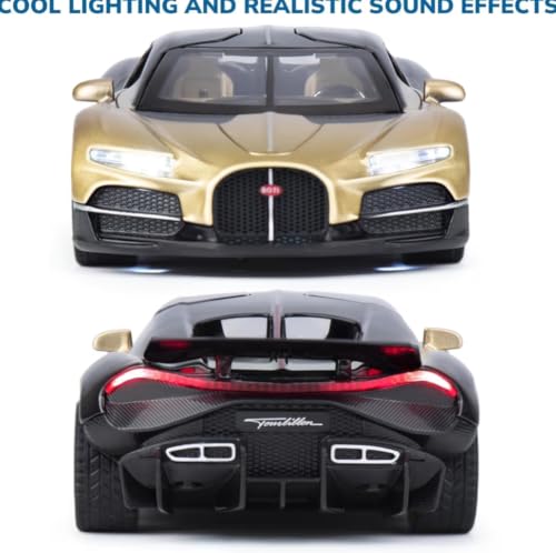 Image of Bugatti Tourbillon V16 1:32 Scale Die Cast Metal Car, Bugatti Car with Pull Back Action, Openable Doors. (Colour as per Stock)