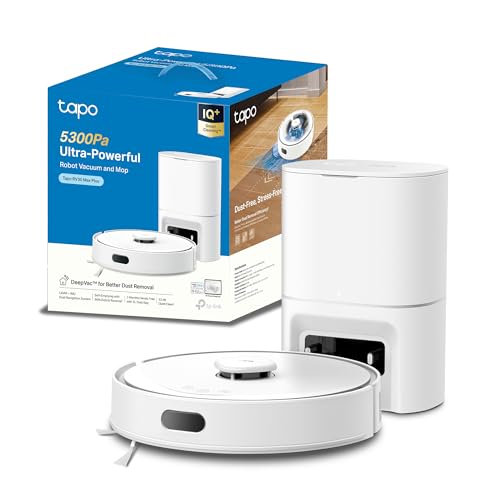 Tapo Aspirateur Robot Laveur 2 en 1 RV30Max Plus White