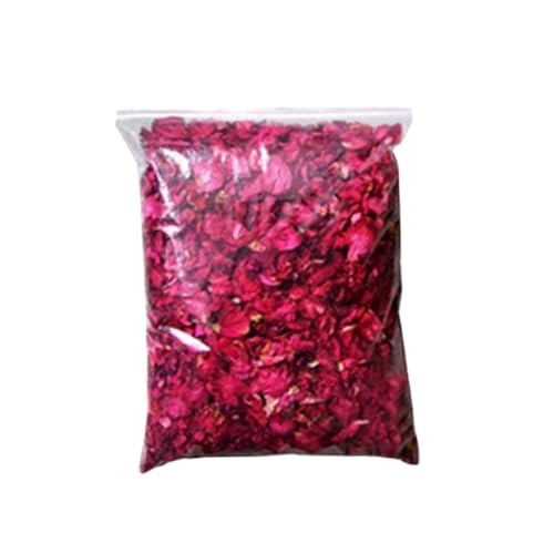 Pétalos de rosa secos naturales para baño y decoración miniatura 1