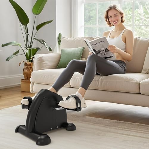 VOORDEEL™ Mini Exercise Bike Pedal Exerciser with LCD Display –...