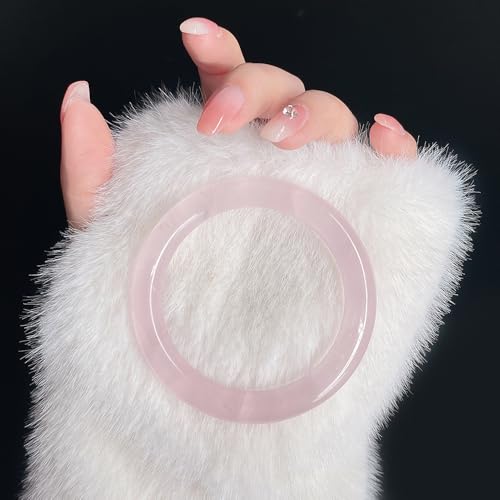 URED Natural Jade Stone Bangle for Women Good Luck Bangle Round Feng Shui Bangle Fashion Elegant Jade Stone Bangle3