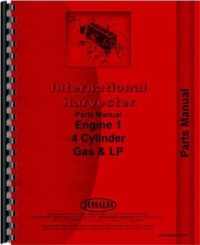 International Harvester 4500B Forklift Engine Parts Manual