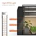 Bstrip Indoor Greenhouse with Grow Light, Mini Grow Tent with Oxford Fabric, Waterproof Base Mat&Ventilation Window for Seed Starting&Plant Growth, 18W Grow Light with Timer, 23.8