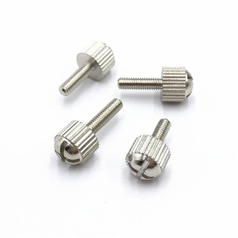 M3 M4 Phillips Screw Round head Adjust Knurled Bolts Lock Screws 6-16mm Length - (Thread Diameter: M3x10mm(6pcs))