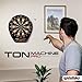 Winmau Ton Machine Electronic Dart Board - Soft Tip Dartboard for Adults, Dart Board Set with 90+ Games & Digital Scoreboard for 8 Players - 2 Sets of Soft Tip Darts, Throwing Line & Plastic Tips