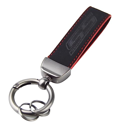 Image of Zorratin 2-Layer Suede Leather SS Key Chain Keychain Ring for Chevrolet Chevy SS Camaro Impala Malibu Holden