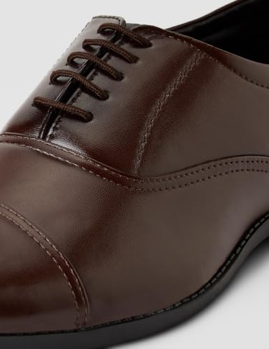 Image of Centrino Men's Formal Shoes | Shoes for Men Formal | Lace-Up Oxford with Cushioned Insole | Lightweight Comfortable | Premium Leather Shoes for Man Stylish | Mens Shoes for Office Business (9565)