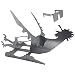 ARVALOLET Supporto per pollo, pollo, pollo, grill, barbecue, moto, barbecue in acciaio inox
