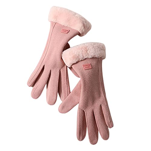 Gants d'hiver pour filles et femmes, le cadeau rose idéal pour le sport et les écrans tactiles