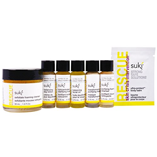 Suki Skincare Active Daily Regimen Mini Kit for Clarity, for Combo to Oily Skin Types