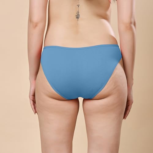 Image of London Hills Panty Set for Women Super Combed 100% Pure Cotton | Underwear for Women Combo | Seamless Panties for Woman | Lingerie for Women's Combo | Hipster Panty'| Pack of 3, Colors May Vary