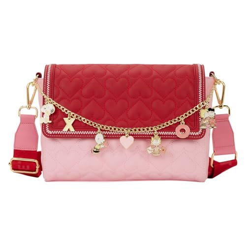 Loungefly Snoopy Valentine's Day Charm Crossbody Bag
