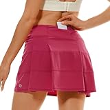 HODOSPORTS Falda de tenis plisada para mujer, S