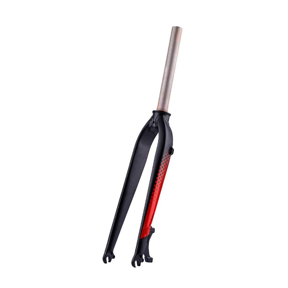 Widelec do zawieszenia rowerowego, 26/27,5 cala, widelec przedni do roweru górskiego, aluminiowy widelec twardy/podpora 7-calowa tarcza (183 mm)/Open Gear 100 mm/rura sterująca 28,6 mm x 250 m