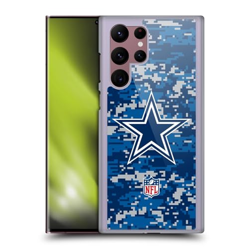 Head Case Designs Officially Licensed NFL Digital Camouflage Dallas Cowboys Graphics Hard Back Case Compatible With Samsung Galaxy S22 Ultra 5G